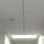 Acoustical Ceiling Tile #560 USG Fissured